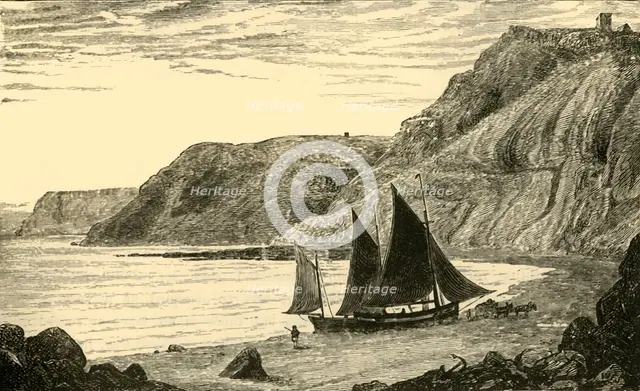 'Cliffs near Whitby', 1898. Creator: Unknown.