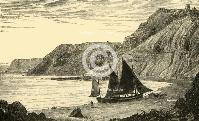 'Cliffs near Whitby', 1898. Creator: Unknown.