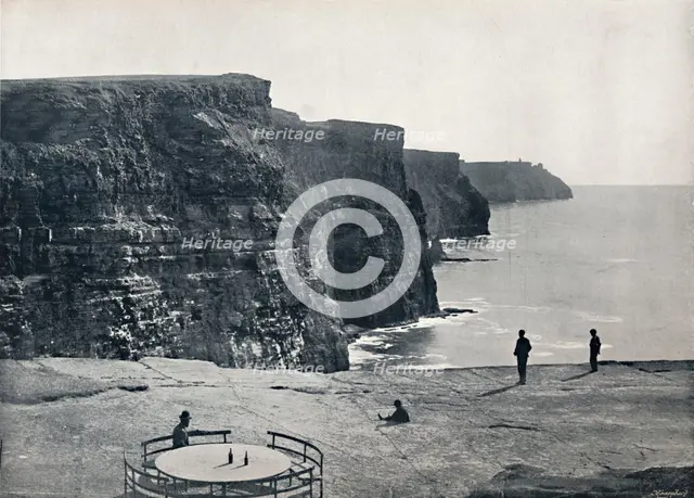 'Cliffs of Moher - A Striking Coast Scene', 1895. Artist: Unknown.