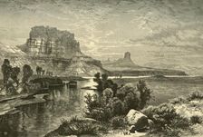 Cliffs of Green River 1874. Creator: W. Roberts