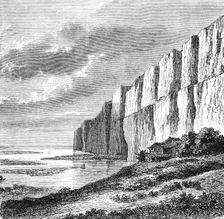 Cliffs of Yellow Earth on the Hoang-Ho c1890