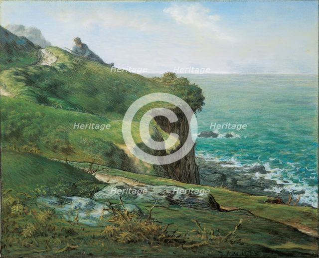 Cliffs at Gréville, 1871.