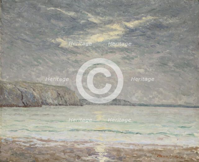 Cliffs at sunset. Creator: Maufra, Maxime (1861-1918).