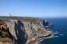 Cliffs, Cape Espichel, Portugal, 2009. Creator: Samuel Magal