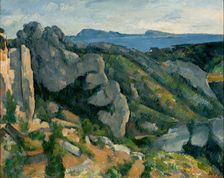 Cliffs in L'Estaque, 1882-1885. Creator: Cézanne, Paul (1839-1906)