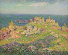 Cliffs, Ushant, c1891. Creator: Moret, Henry (1856-1913)