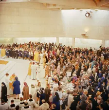 Clifton Cathedral, Clifton Park, Clifton, City of Bristol, 29/06/1973. Creator: John Laing plc