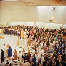 Clifton Cathedral, Clifton Park, Clifton, City of Bristol, 29/06/1973. Creator: John Laing plc
