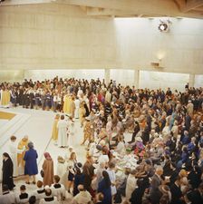 Clifton Cathedral, Clifton Park, Clifton, City of Bristol, 29/06/1973. Creator: John Laing plc