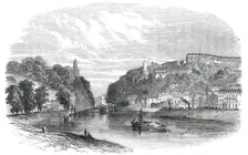 Clifton, from the Ferry, 1850. Creator: Unknown