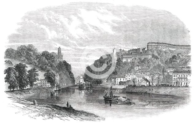 Clifton, from the Ferry, 1850. Creator: Unknown.