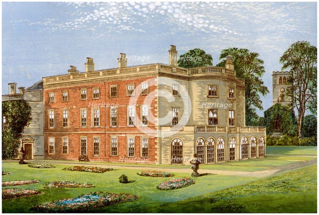 Clifton Hall, Nottinghamshire, home of Baronet Clifton, c1880. Artist: Unknown