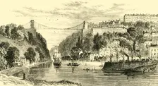 Clifton Suspension-Bridge 1898. Creator: Unknown