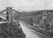 Clifton Suspension Bridge c1896. Artist: Harvey Barton