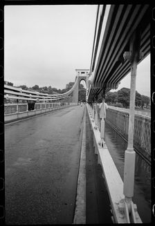 Clifton Suspension Bridge, Clifton, Bristol, c1955-c1980. Creator: Ursula Clark