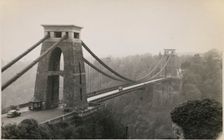 Clifton Suspension Bridge, Clifton, City of Bristol, 1950-1959. Creator: JR Uppington