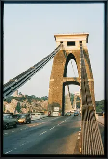 Clifton Suspension Bridge, Clifton, City of Bristol, 1972. Creator: Dorothy Chapman