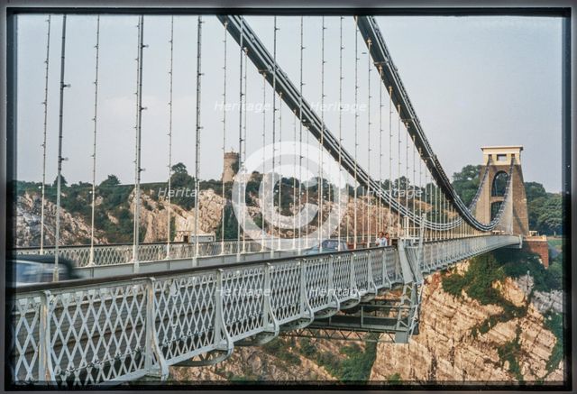 Clifton Suspension Bridge, Clifton, City of Bristol, 1972. Creator: Dorothy Chapman.