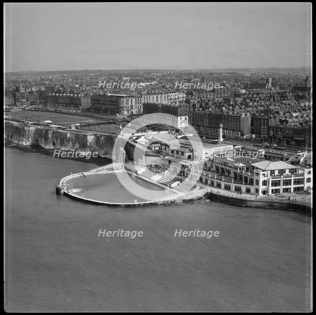 Cliftonville Bathing Pool (Margate Lido), Kent, 1954. Creator: Aerofilms.