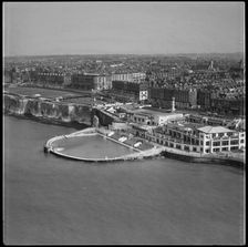 Cliftonville Bathing Pool (Margate Lido), Kent, 1954. Creator: Aerofilms