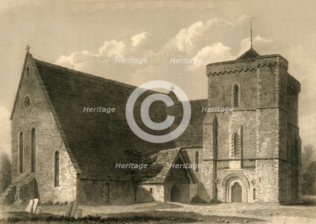 'Climping Church', 1835. Creator: Charles J Smith.