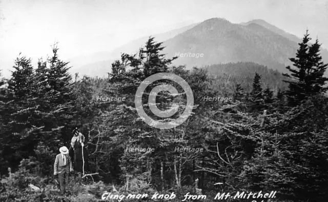 'Cling man knob from Mt Mitchell', Appalachia, USA, c1917. Artist: Unknown
