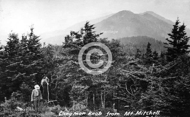 'Cling man knob from Mt Mitchell', Appalachia, USA, c1917. Artist: Unknown