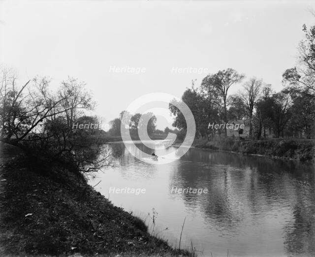 Clinton River summer resort, Mt. Clemens, between 1880 and 1899. Creator: Unknown.
