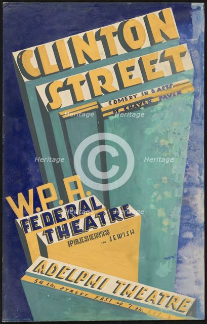 Clinton Street, [193-]. Creator: Unknown.