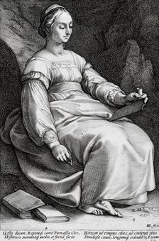 Clio, 1592. Creator: Hendrik Goltzius