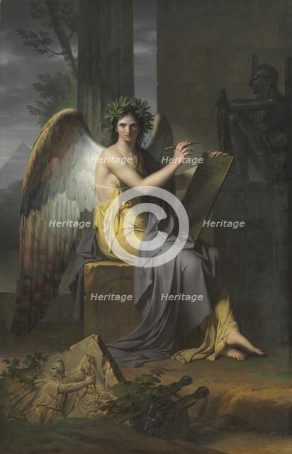 Clio, Muse of History, 1800. Creator: Charles Meynier (French, 1768-1832).