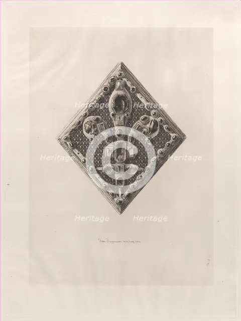 Clip for Saint Louis' Royal Coat, 1864. Creator: Jules-Ferdinand Jacquemart.