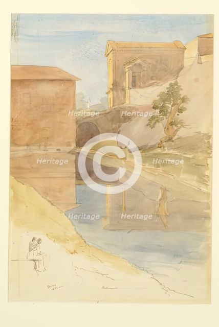 Clitunno, 1824. Creator: James William Giles.