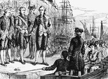 Clive Departing from India c1891. Creator: James Grant