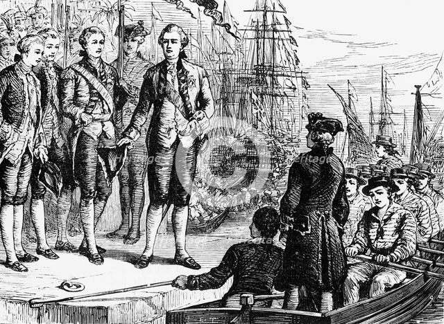 'Clive Departing from India', c1891. Creator: James Grant.