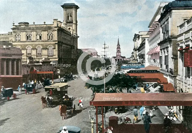 Clive Road, Calcutta, India, c1880-1890. Artist: Unknown