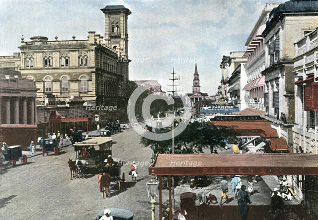 Clive Road, Calcutta, India, c1880-1890. Artist: Unknown