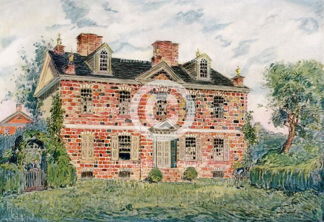 Cliveden, Germantown, Pennsylvania, USA, c18th century (1921).Artist: James Preston