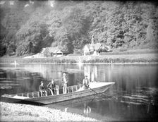 Cliveden Ferry, Cliveden, Taplow, Buckinghamshire, 1885. Artist: Henry Taunt
