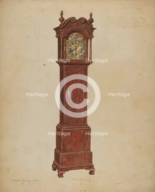 Clock, 1935/1942. Creator: Gilbert Sackerman.