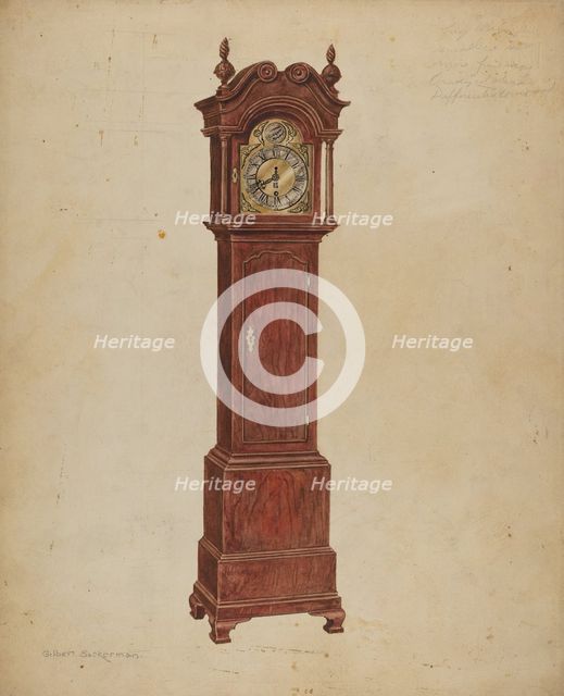 Clock, 1935/1942. Creator: Gilbert Sackerman.
