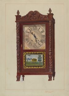 Clock, 1935/1942. Creator: Edward L Loper