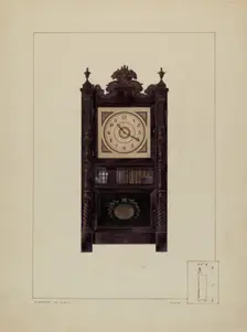 Clock, 1935/1942. Creator: Ralph Morton