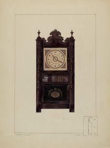 Clock, 1935/1942. Creator: Ralph Morton