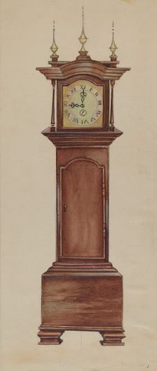 Clock, 1935/1942. Creator: Unknown