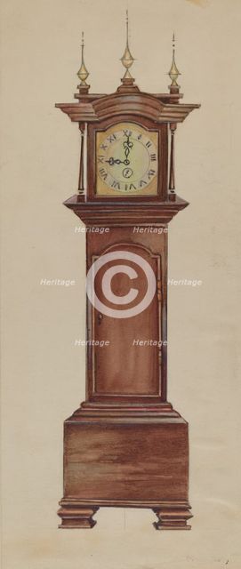 Clock, 1935/1942. Creator: Unknown.