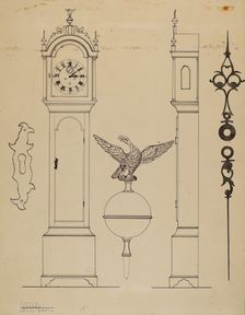 Clock, 1935/1942. Creator: Unknown