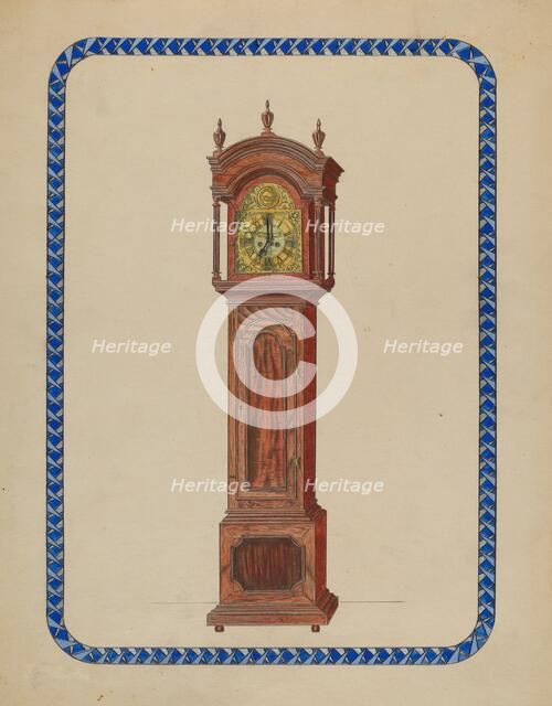 Clock, 1936. Creator: John Dieterich.