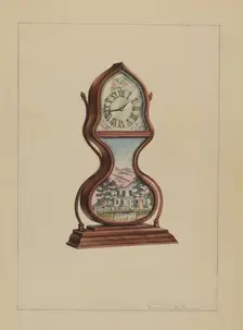 Clock, 1936. Creator: Lawrence Phillips
