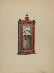 Clock, 1936. Creator: Lawrence Phillips